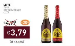 Prezzemolo e Vitale LEFFE Birra Blonde/Rouge offerta