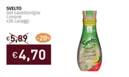 Prezzemolo e Vitale SVELTO Gel Lavastoviglie Limone offerta