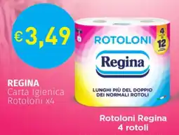 Prezzemolo e Vitale REGINA Carta Igienica Rotoloni x4 offerta