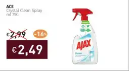 Prezzemolo e Vitale ACE Crystal Clean Spray offerta