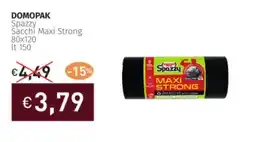 Prezzemolo e Vitale DOMOPAK Spazzy Sacchi Maxi Strong offerta