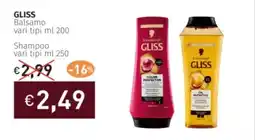 Prezzemolo e Vitale GLISS Balsamo Shampoo offerta