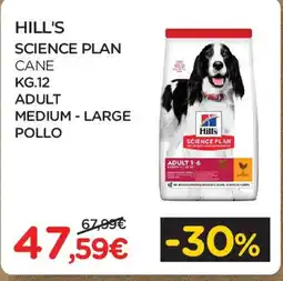 Arcaplanet Hill's science plan cane adult medium-large pollo offerta
