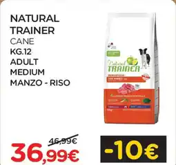 Arcaplanet Natural trainer cane adult medium manzo - riso offerta