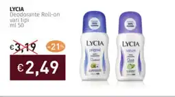 Prezzemolo e Vitale LYCIA Deodorante Roll-on vari tipi offerta