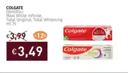 COLGATE Dentifrici Maxi White Infinite, Total Original, Total Whitening