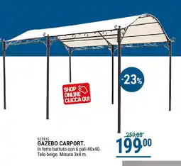 Cfadda Gazebo carport offerta