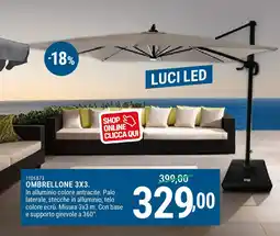 Cfadda Ombrellone 3x3 offerta