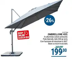 Cfadda Ombrellone 4x3. offerta