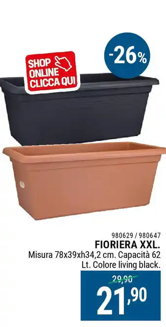 Cfadda Fioriera XXL offerta