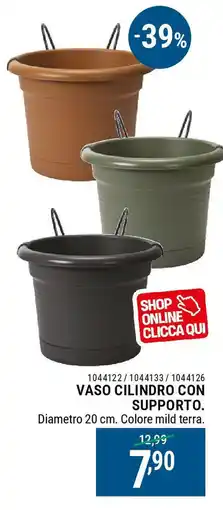 Cfadda Vaso cilindro con supporto offerta
