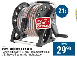 Avvolgitubo a parete