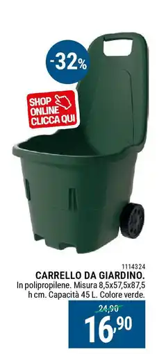 Cfadda Carrello da giardino offerta