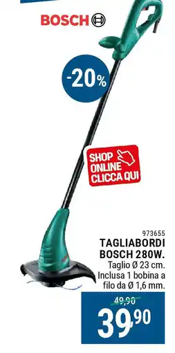 Cfadda Tagliabordi bosch 280wW offerta