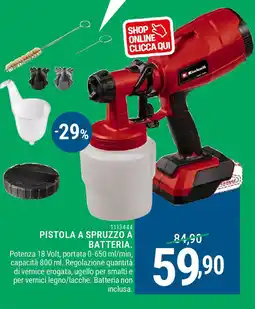 Cfadda Pistola a spruzzo a batteria offerta