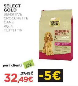 Arcaplanet Select gold sensitive crocchette cane tutti i tipi offerta