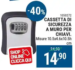 Cfadda Cassetta di sicurezza a muro per chiavi offerta