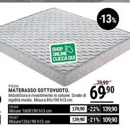Cfadda Materasso sottovuoto offerta