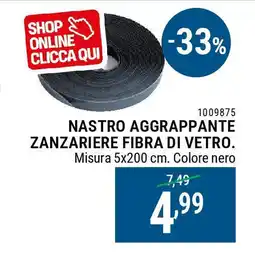 Cfadda Nastro aggrappante zanzariere fibra di vetro offerta