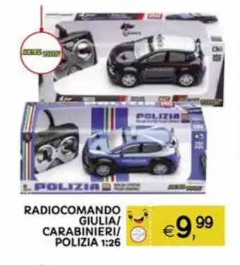 Radiocomando Giulia/Carabinieri/Polizia 1:26