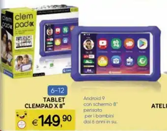 Il Gigante Tablet Clempad X 8" offerta