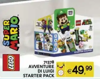Il Gigante Lego Super Mario 71378 Avventure di Luigi Starter Pack offerta