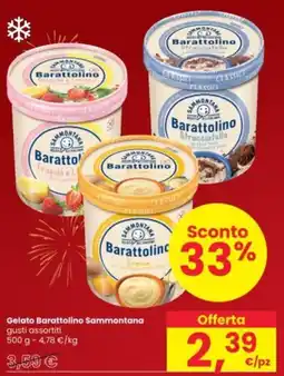 Interspar Gelato Barattolino Sammontana offerta