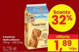 Interspar 6 Nastrine Mulino Bianco offerta