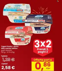 Interspar Yogurt Gusto + Gusto Mila Loacker Edition offerta