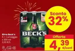 Interspar Birra Beck's offerta