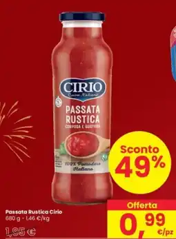 Interspar Passata Rustica Cirio offerta