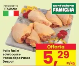 Interspar Pollo fusi e sovracosce Passo dopo Passo Despar offerta