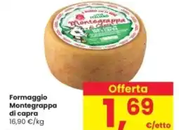 Interspar Formaggio Montegrappa di capra offerta