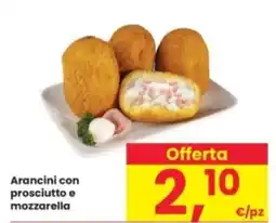 Interspar Arancini con prosciutto e mozzarella offerta