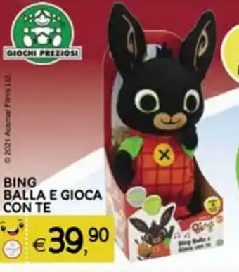 Il Gigante Bing Balla e Gioca Con Te offerta