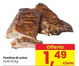 Interspar Puntine di suino offerta