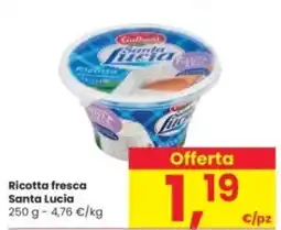 Interspar Ricotta fresca Santa Lucia offerta