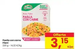 Interspar Paella con carne Fileni offerta