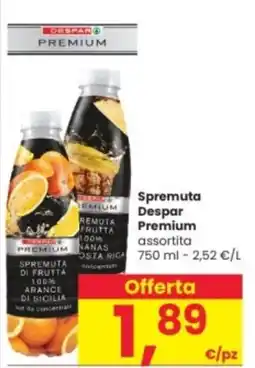 Interspar Spremuta Despar Premium offerta