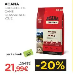 Arcaplanet ACANA crocchette cane classic red offerta