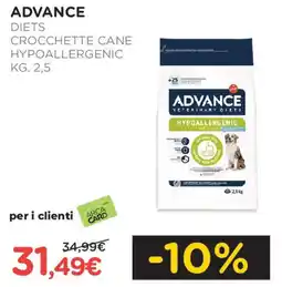 Arcaplanet Advance diets crocchette cane hypoallergenic offerta