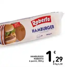 Spazio Conad Hamburger ROBERTO offerta