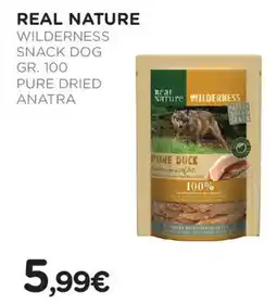 Arcaplanet Real nature wilderness snack dog pure dried anatra offerta
