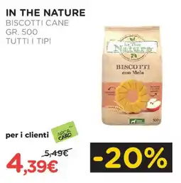 Arcaplanet In the nature biscotti cane tutti i tipi offerta