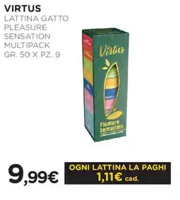 Virtus lattina gatto pleasure sensation multipack
