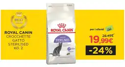 Arcaplanet Royal canin crocchette gatto sterilised offerta