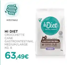 Arcaplanet Hi diet crocchette cane gastrointestinal medium/large offerta