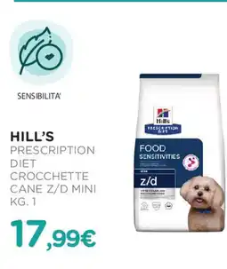 Arcaplanet Hill's prescription diet crocchette cane Z/D mini offerta