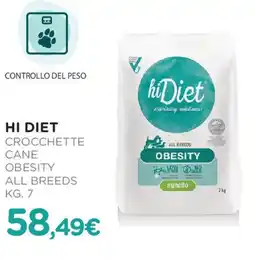 Arcaplanet Hi diet crocchette cane obesity all breeds offerta