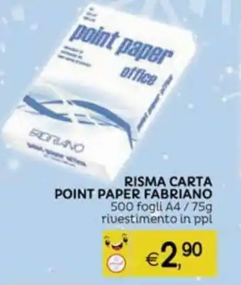 Il Gigante Risma Carta Point Paper Fabriano 500 fogli A4 / 75g offerta